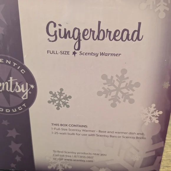 Retired Scentsy Gingerbread Full Size Warmer - Picture 7 of 7